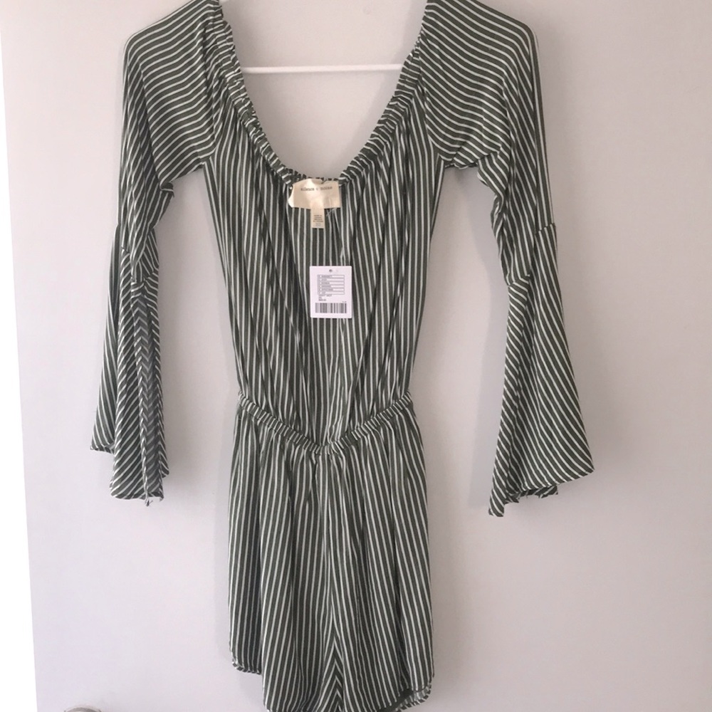 Olive Green Romper